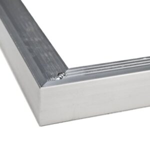 Daktrim aluminium 45x45mm, buitenhoek