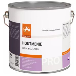 Houtmenie oranje