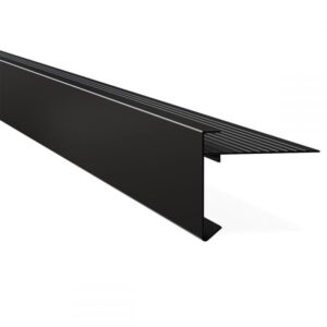 Daktrim zwart 60x45mm RAL 9005, 250cm