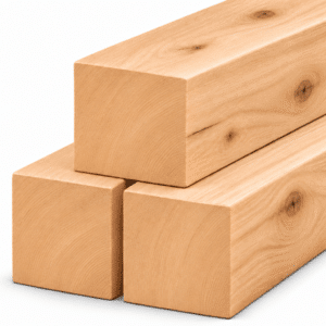 Eiken palen 150x150mm fijn gezaagd