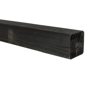 Zwart gespoten palen 85x85mm