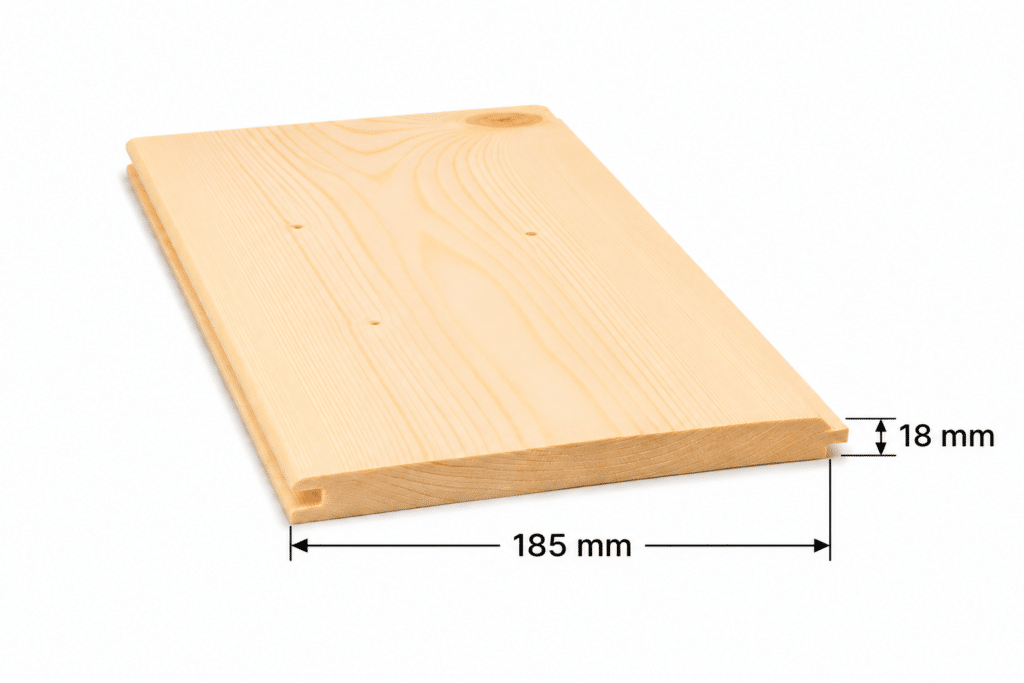 Vuren vellingdeel 18x190mm GGV