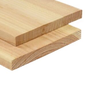 Douglas plank 25x250mm fijn gezaagd