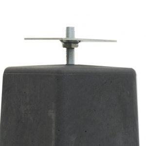 Betonpoer antraciet taps