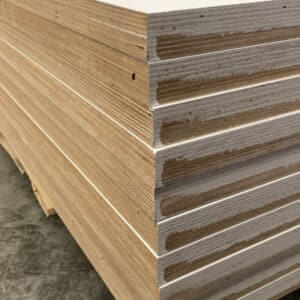 Okoume deurplaat gegrond 40mm AANBIEDING