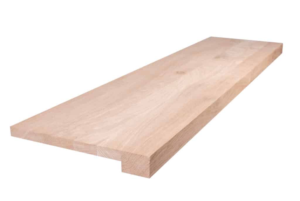 Eiken overzet vensterbanken