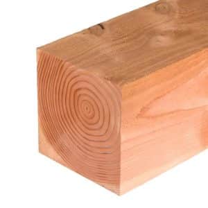 Douglas paal 250x250mm fijn gezaagd