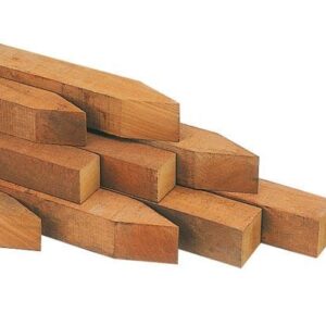 Hardhouten palen 6x6cm