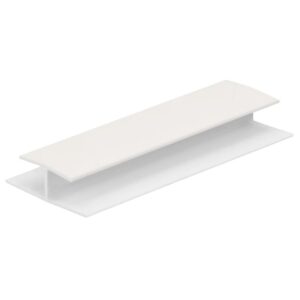 H-verbindingprofiel 10mm - Antraciet - 260cm