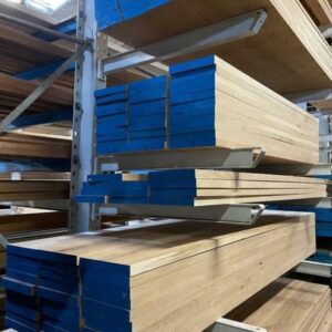 Eiken geschaafd, gedroogd 43mm vast breed