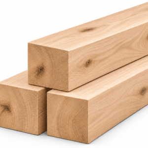 Eiken palen 100x100mm fijn gezaagd
