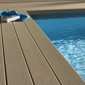 Afwerkplint 78x10mm Twinson terras - Hazelnootbruin - 600cm