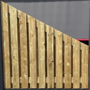 Geïmpregneerd tuinscherm verloop 90cm ->180x180cm (privacy) 19+2