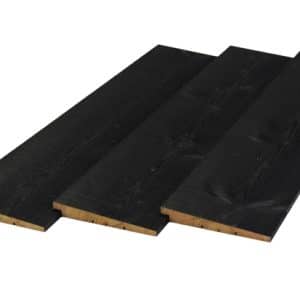 Douglas zweeds rabat 11/22mm 13.5cm zwart gespoten
