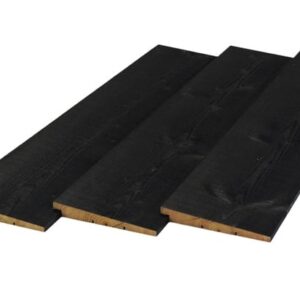 Douglas zweeds rabat 12/27mm 17.5cm zwart gespoten