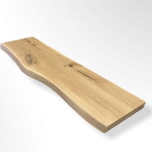 Eiken wandplank boomstamrand