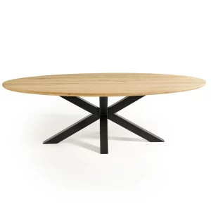 Eiken tafelblad ovaal