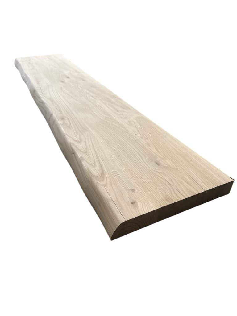 Eiken wandplank boomstamrand