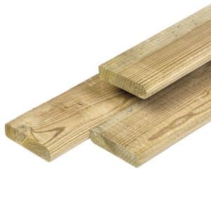 Geïmpregneerde tuinplank 16x70mm