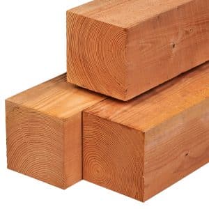 Douglas 15x15cm 400cm HART GEZAAGD