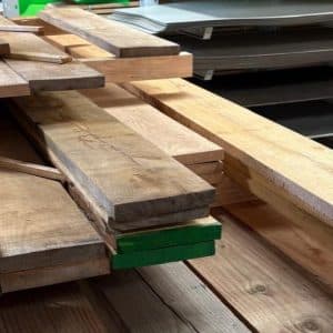 Eiken partij planken fijn gezaagd 30mm