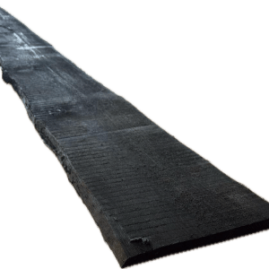 Grenen schaaldeel 20x200mm zwart