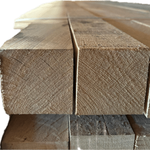 Eiken palen 70x70mm fijn gezaagd