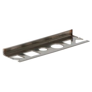 Profloor rvs tegelprofiel 10mm - Rvs - 300cm