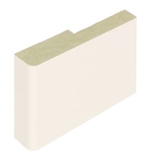 Prodec plint 60x15mm - Wit - 488cm