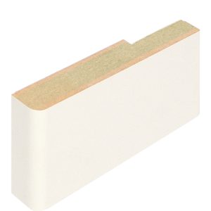 Prodec plint 85x15mm - Wit - 488cm