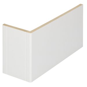 Prodec hoekpaneel 160x60mm met profilering - Crème - 488cm