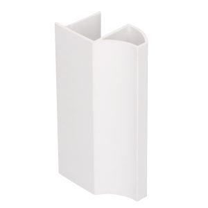 Schuifdeur greepprofiel v. 15/19mm plaat - Zwart - 260cm