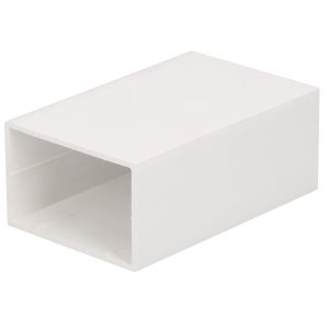 Kokerprofiel 55x35x2mm - Wit - 600cm