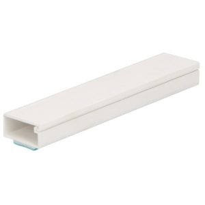 Leidingprofiel zelfklevend 20x10mm - Wit - 260cm