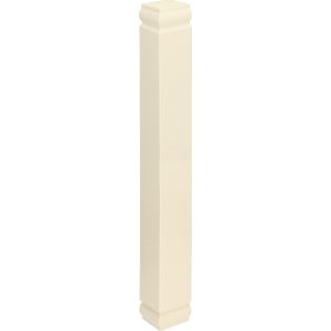 Uitwendig hoekstuk geprofileerd 500mm - Crème