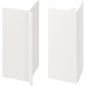 Foodcare uitw.hoekverb.profiel 8mm 2-del - Verkeerswit - 300cm