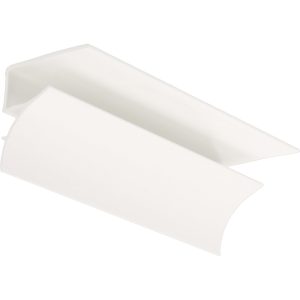 Foodcare afgerond binnenhoekprofiel 8mm - Verkeerswit - 300cm