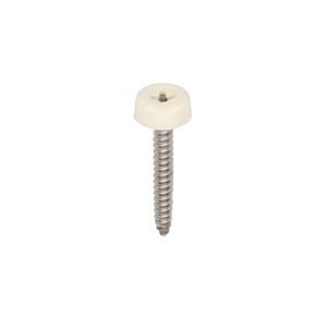 Polytopschroef 3,5x40mm 100 stuks - Verkeerswit
