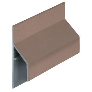 Trim/kraal aansluitprofiel 17mm Keralit - Zwart eiken - Modern eiken (met houtstructuur) - 600cm