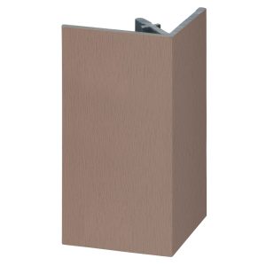 Uitw. rechthoekprofiel Keralit 46x46mm - Antraciet - 400cm
