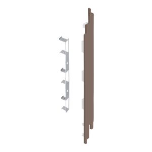 Eindkap+connector rechts voor 2819 (5st) - Natuur eiken - Modern eiken (met houtstructuur)