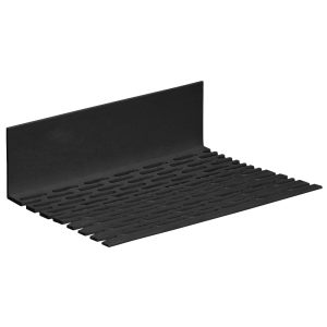 Hoekprofiel geperforeerd 90x30x2mm - Zwart - 300cm