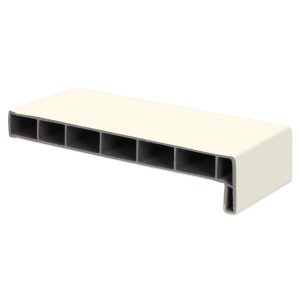 Lignodur vensterbank 30cm, voorz. 45mm - Crème - 200cm