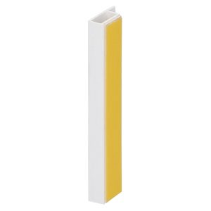 Holkamer platprofiel 30x7mm, zelfklevend - Wit - 600cm