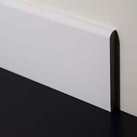 MDF radiusplinten 18mm wit gegrond