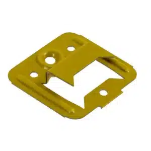 Bevestigingclips voor blinde bevestiging veer + groef