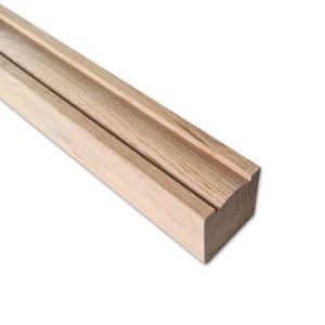 Massief eiken trapleuning 40x40 mm