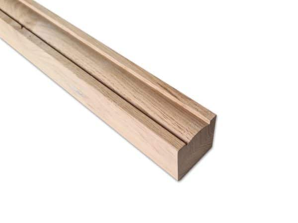 Massief eiken trapleuning 40x40 mm