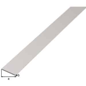 Aluminium platte strippen, zilver geanodiseerd