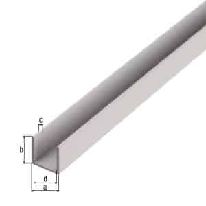 Aluminium U-profielen